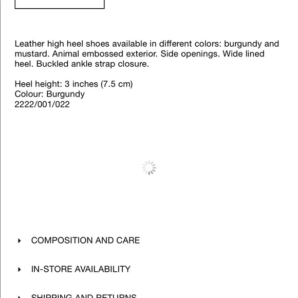 Zara leather animal embossed heels - Picture 6 of 8